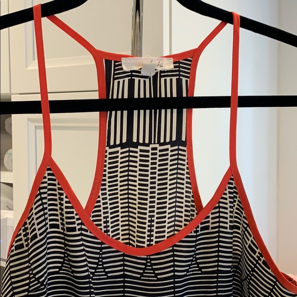 3/$50 Black & White Striped Halter Dress - Picture 3 of 8